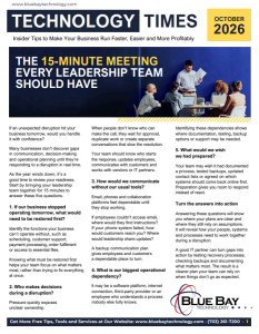 Technology Times October 2026 newsletter cover